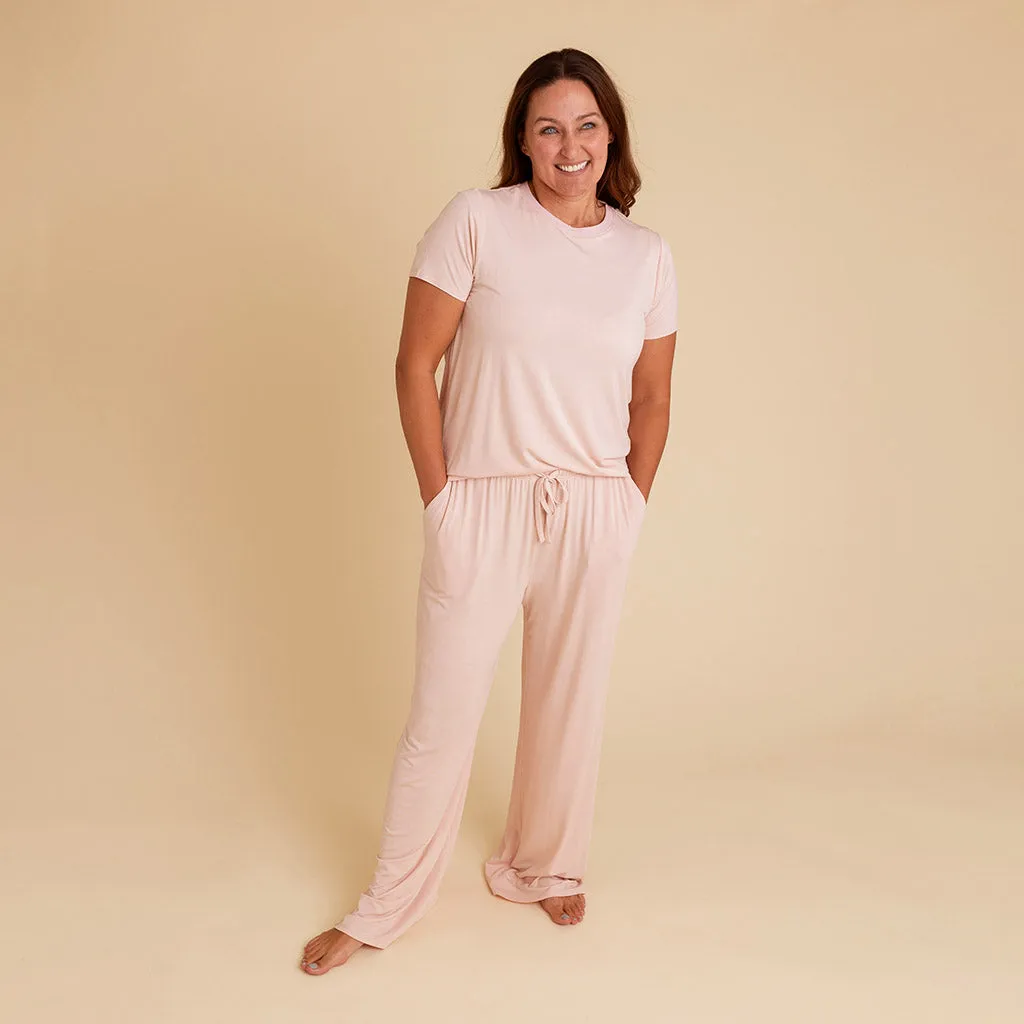 Dusty Blush Women's Puddle Pants