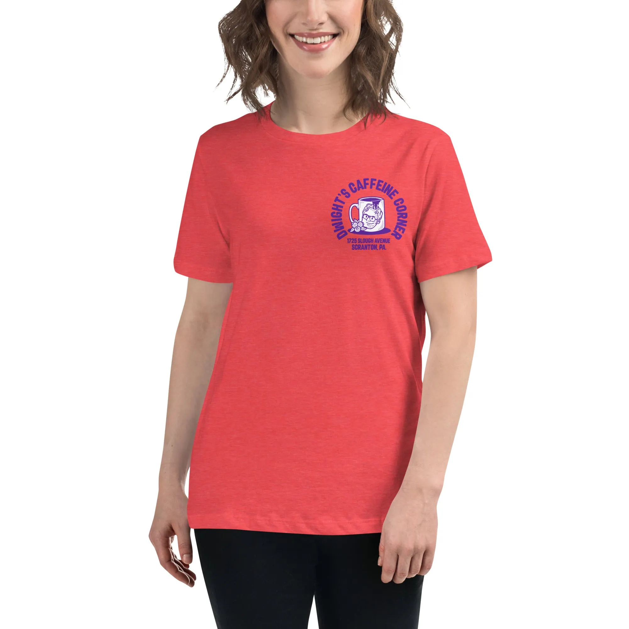 Dwight's Caffeine Corner Women's Relaxed T-Shirt