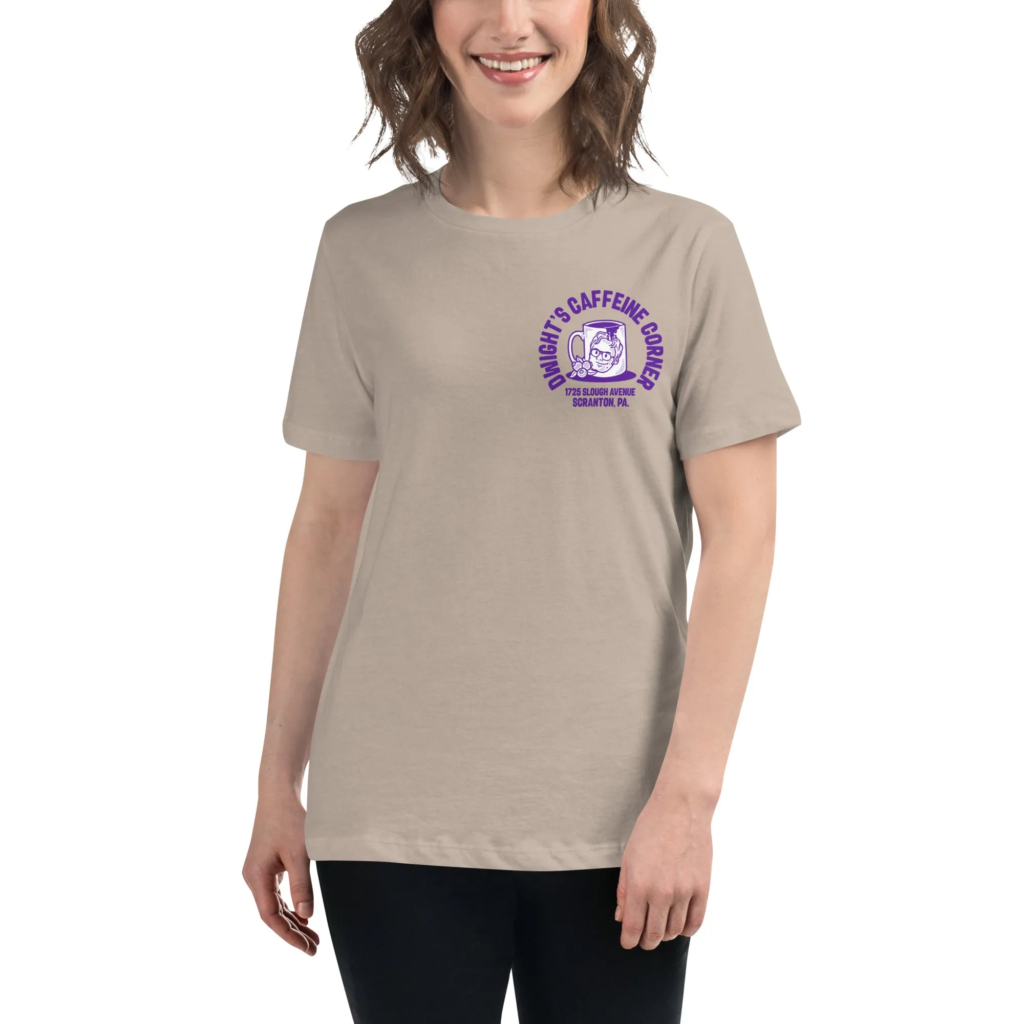 Dwight's Caffeine Corner Women's Relaxed T-Shirt
