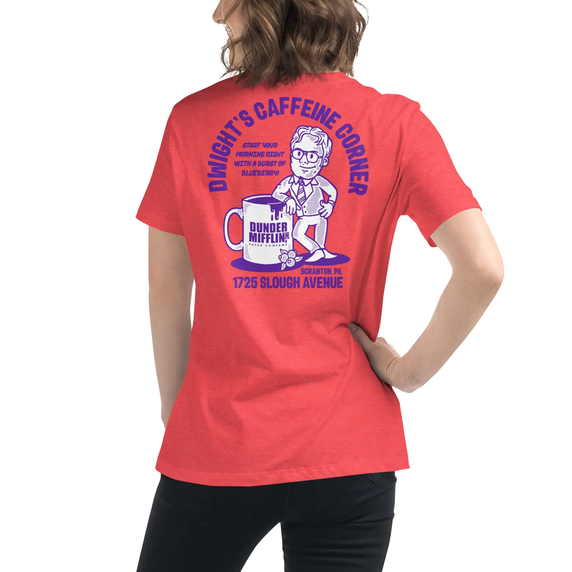 Dwight's Caffeine Corner Women's Relaxed T-Shirt