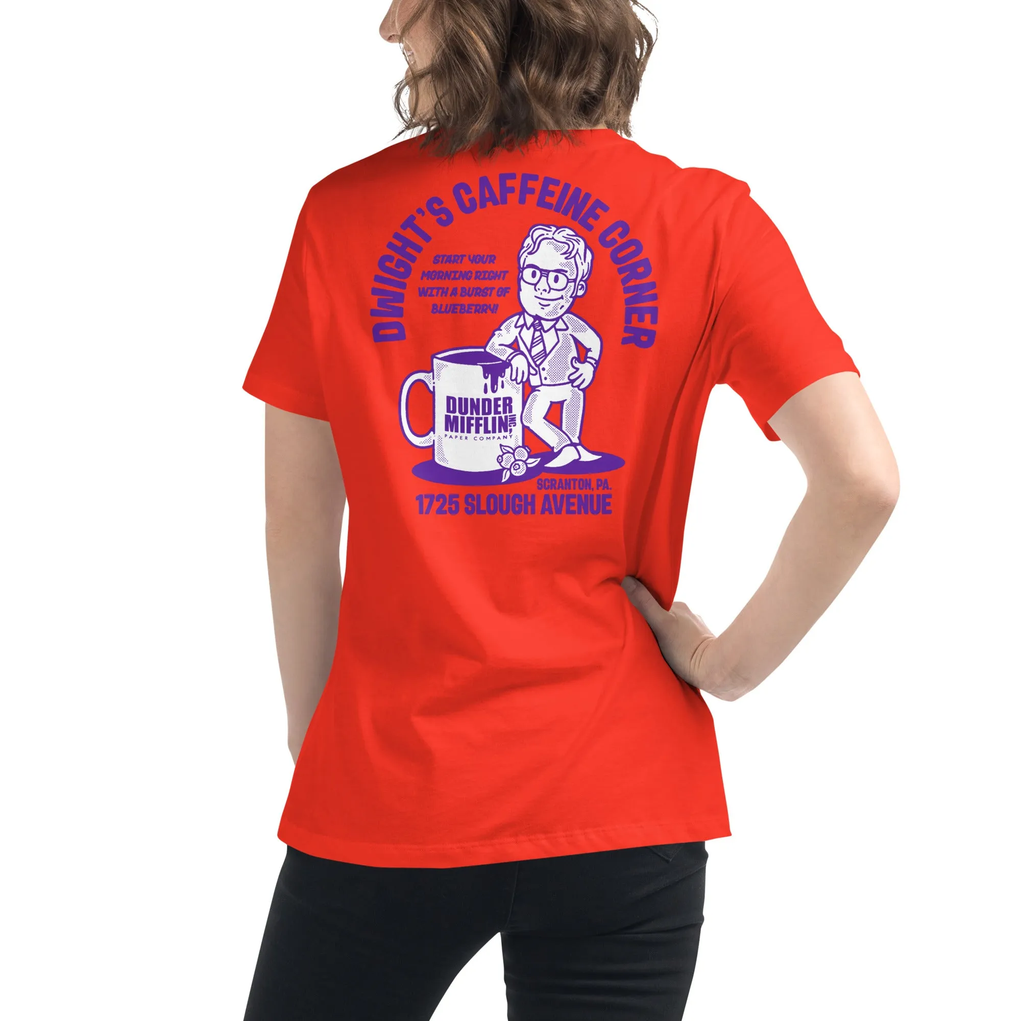 Dwight's Caffeine Corner Women's Relaxed T-Shirt