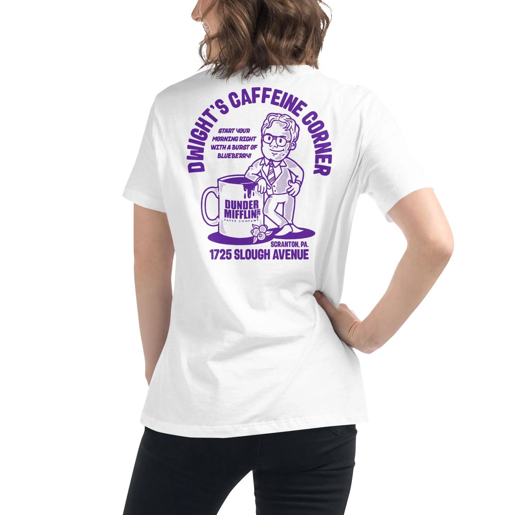 Dwight's Caffeine Corner Women's Relaxed T-Shirt