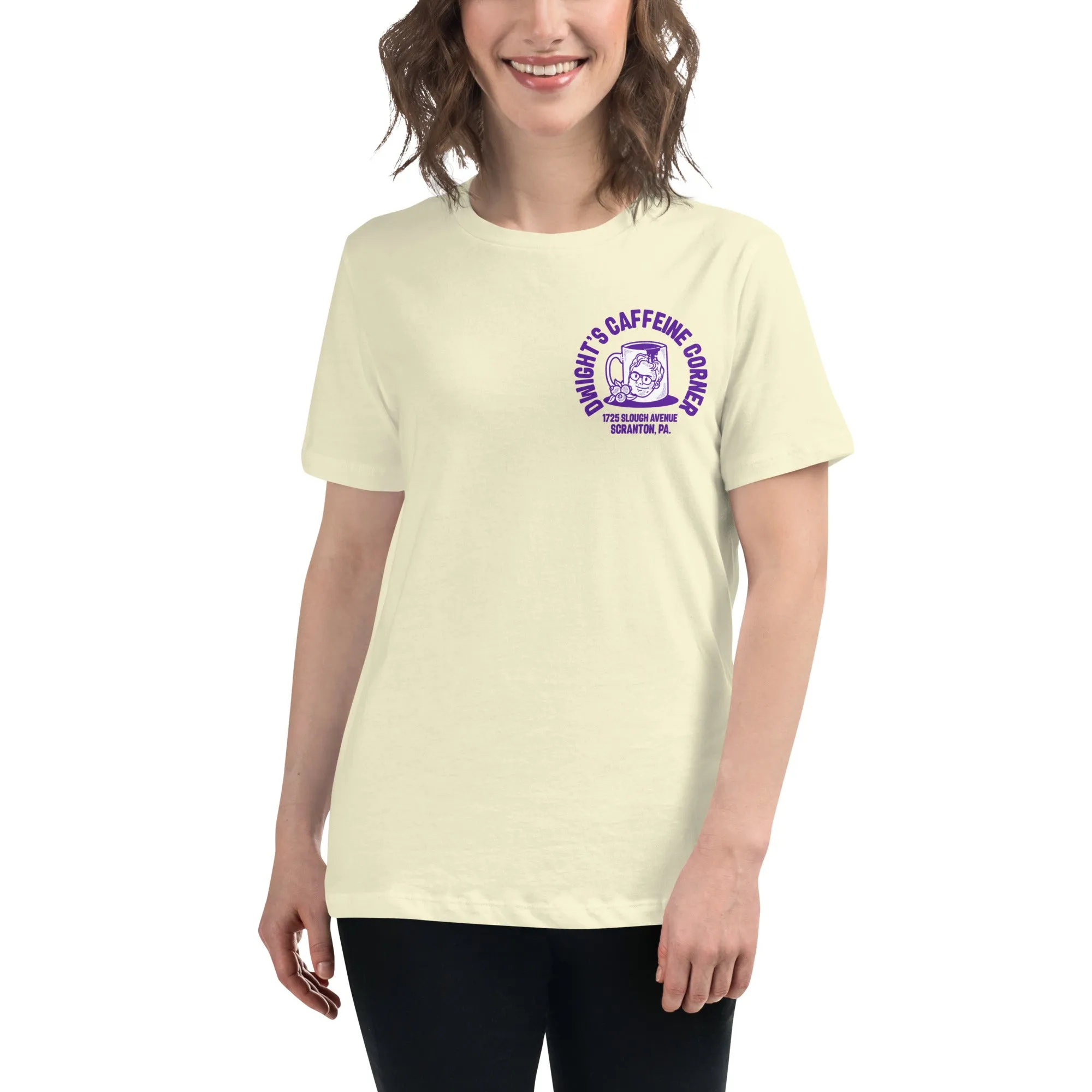 Dwight's Caffeine Corner Women's Relaxed T-Shirt
