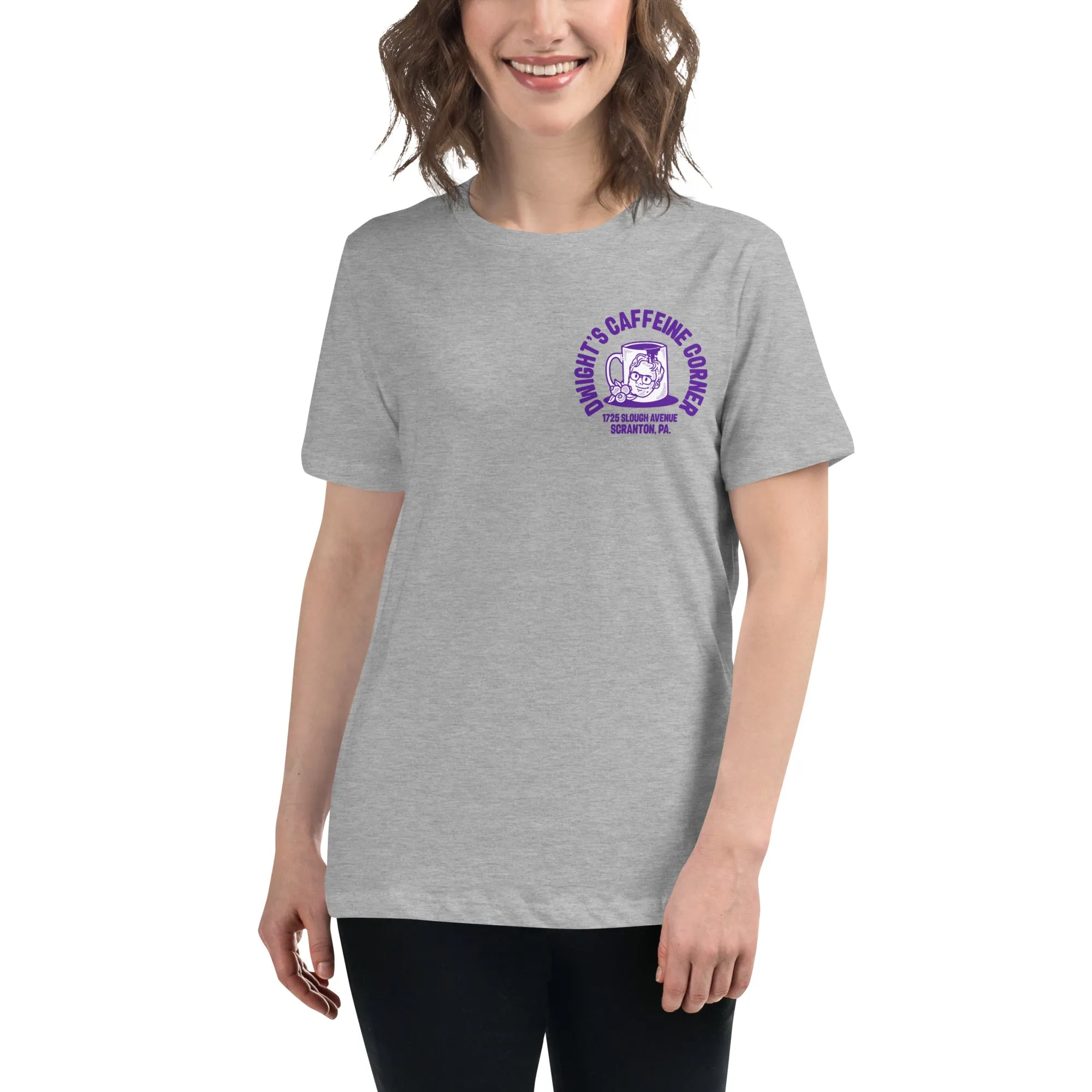 Dwight's Caffeine Corner Women's Relaxed T-Shirt