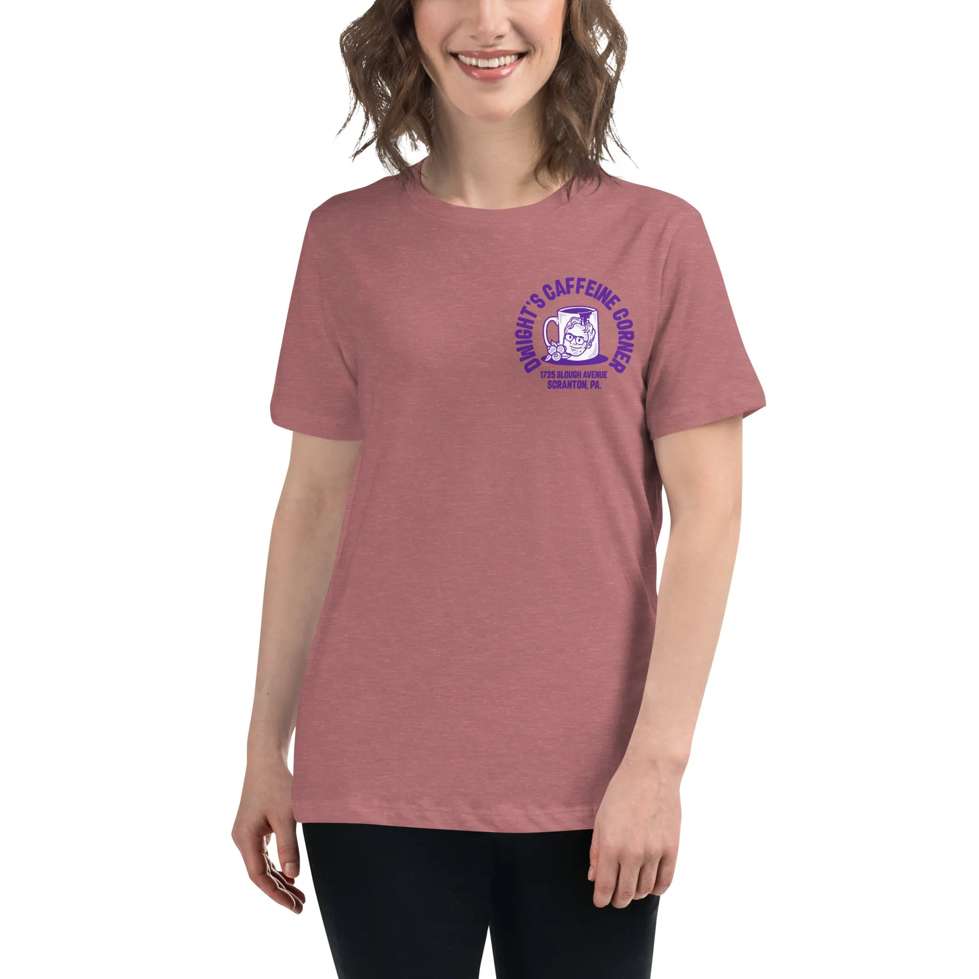 Dwight's Caffeine Corner Women's Relaxed T-Shirt
