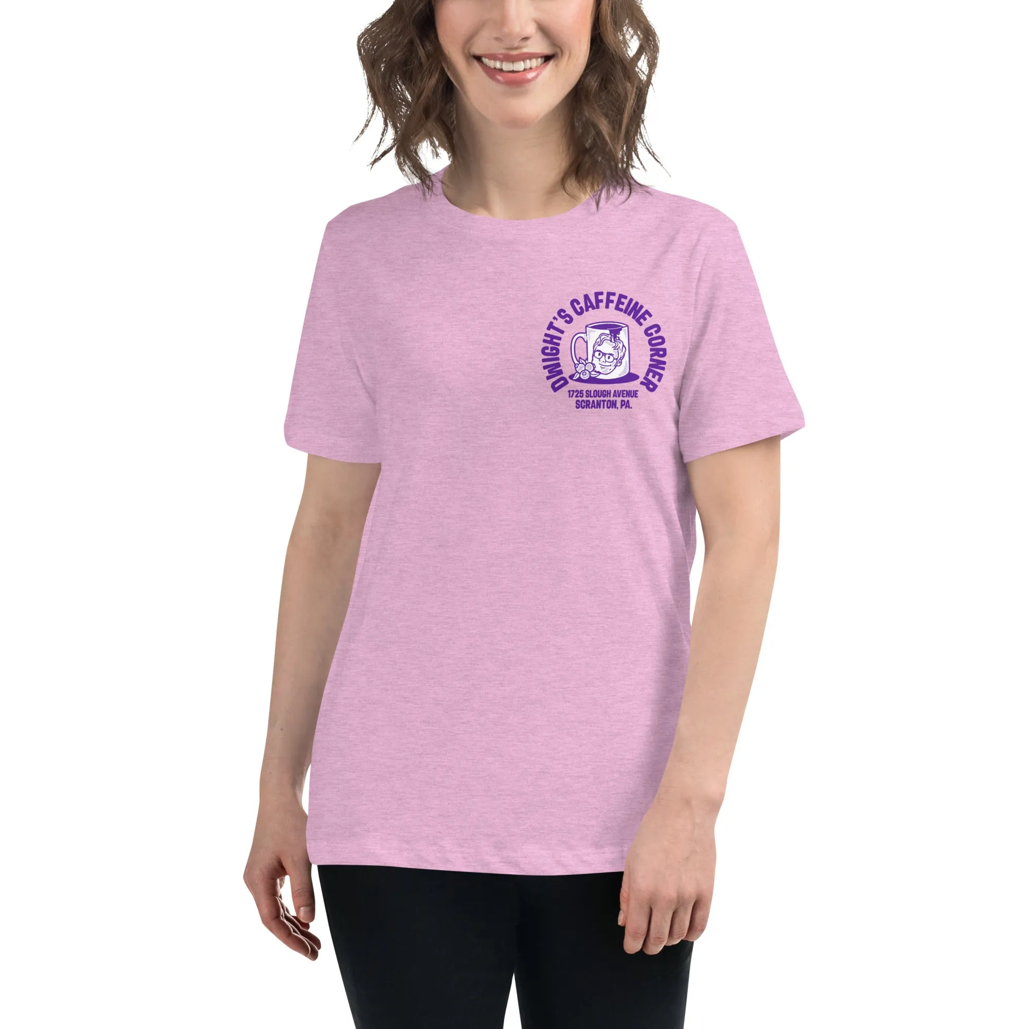 Dwight's Caffeine Corner Women's Relaxed T-Shirt