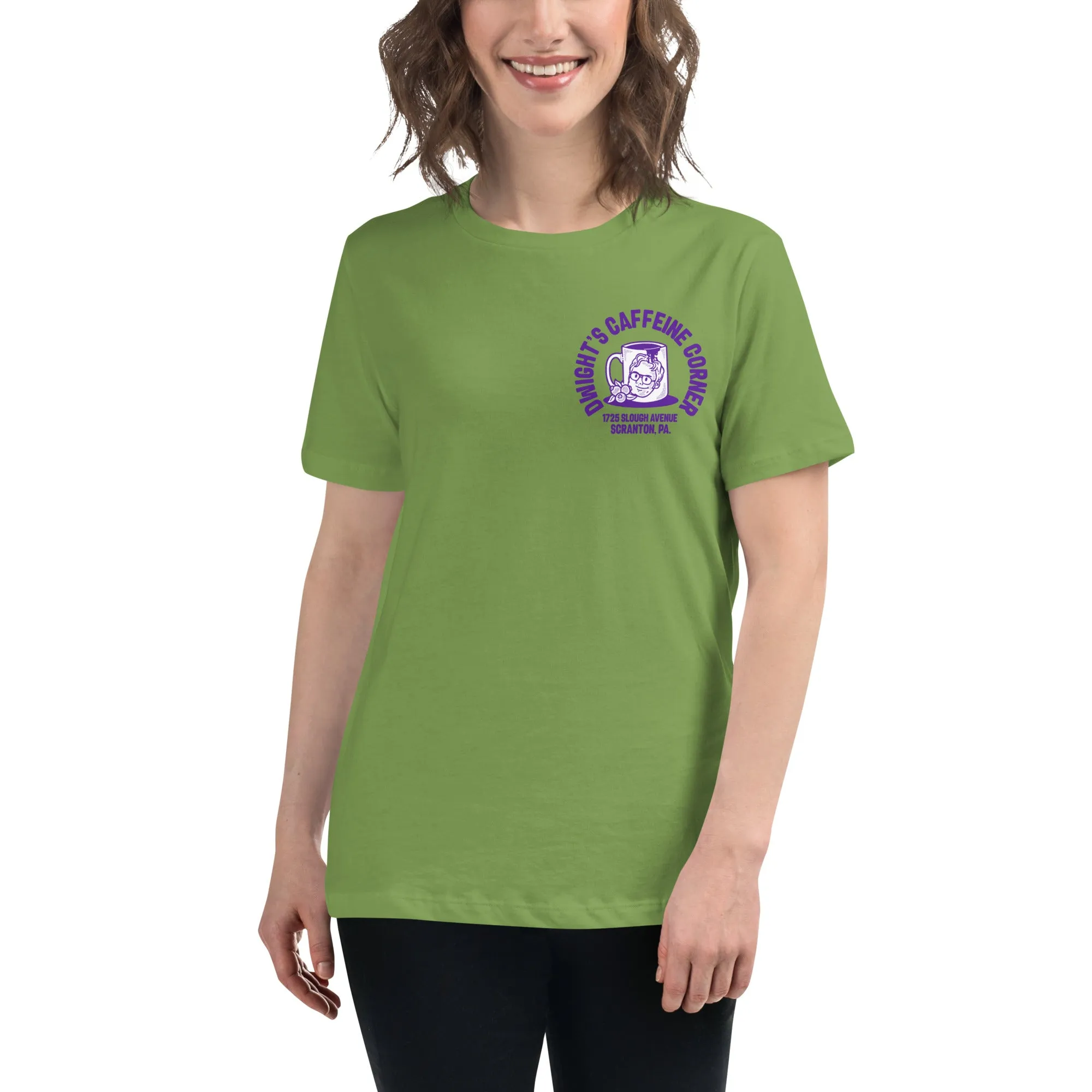Dwight's Caffeine Corner Women's Relaxed T-Shirt