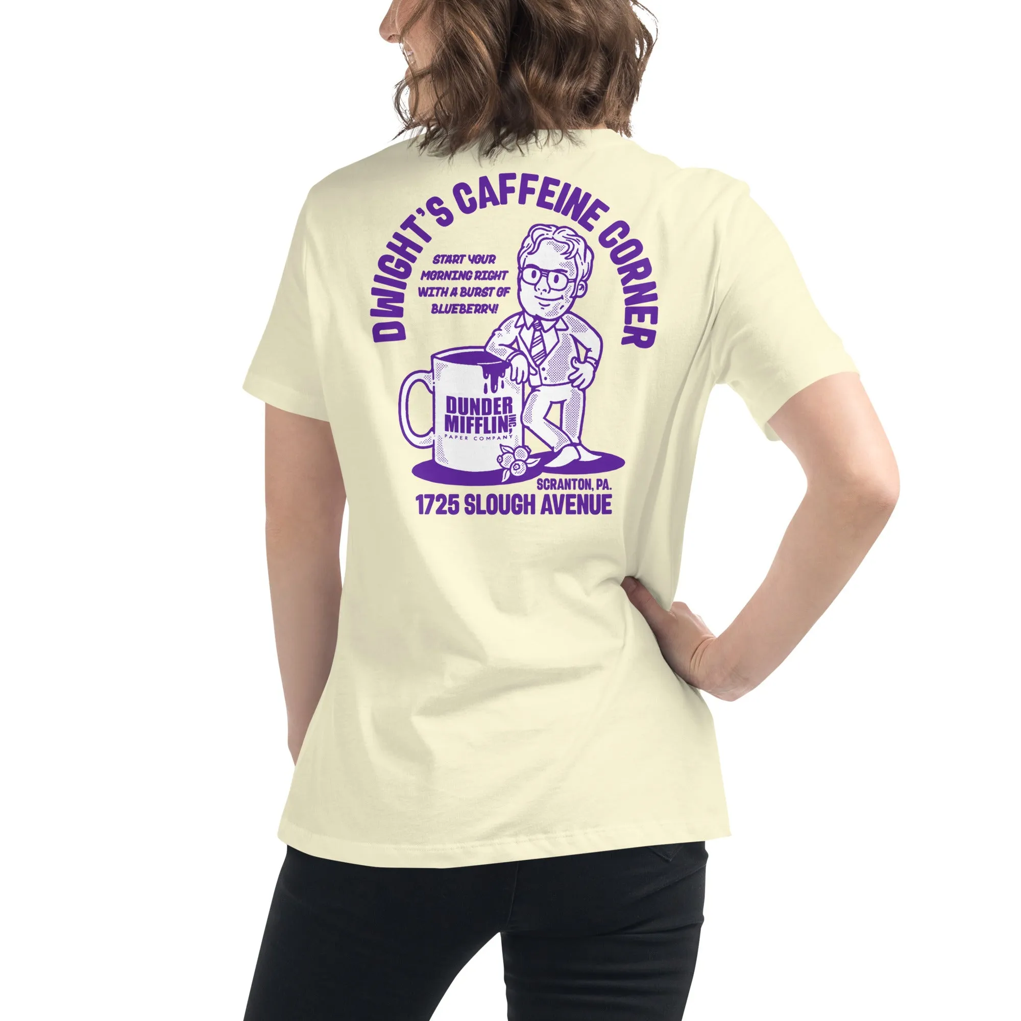 Dwight's Caffeine Corner Women's Relaxed T-Shirt