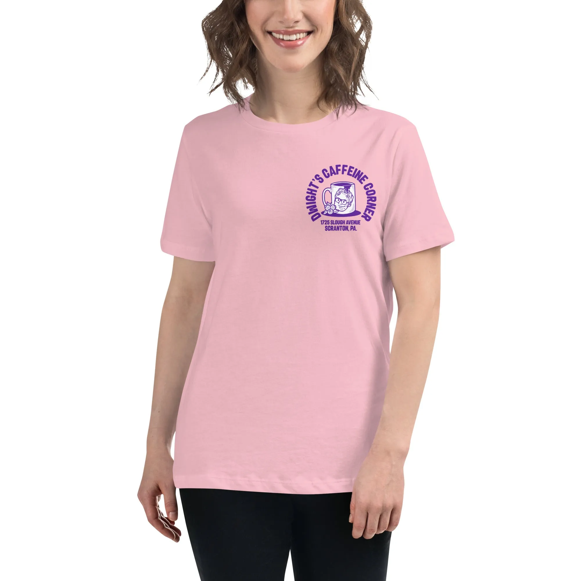 Dwight's Caffeine Corner Women's Relaxed T-Shirt