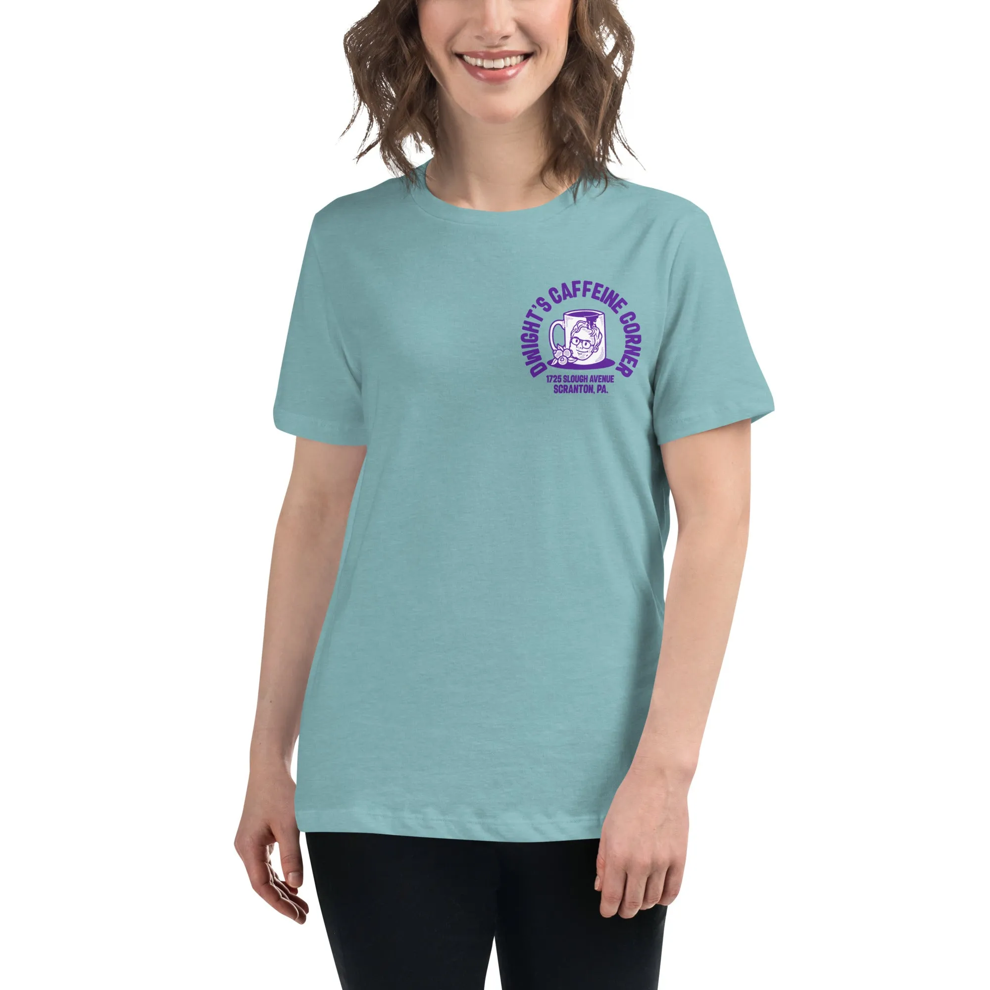Dwight's Caffeine Corner Women's Relaxed T-Shirt