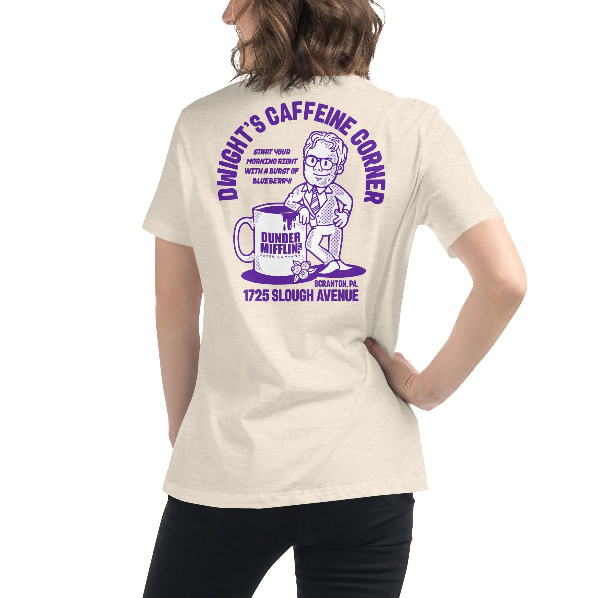 Dwight's Caffeine Corner Women's Relaxed T-Shirt