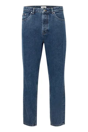 Dylan Dad Fit Jeans - Dark Blue Denim
