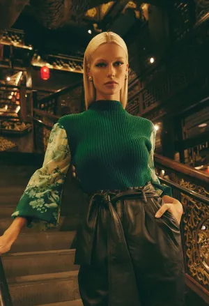 DYNASTY MERINO WOOL KNIT | Jade