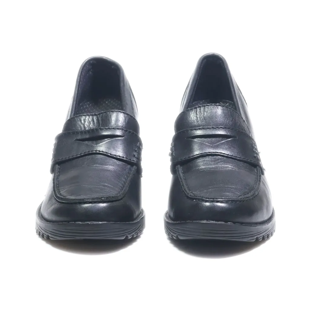 Eastland Mid-Heel Shoes Leather Black Colour For Women