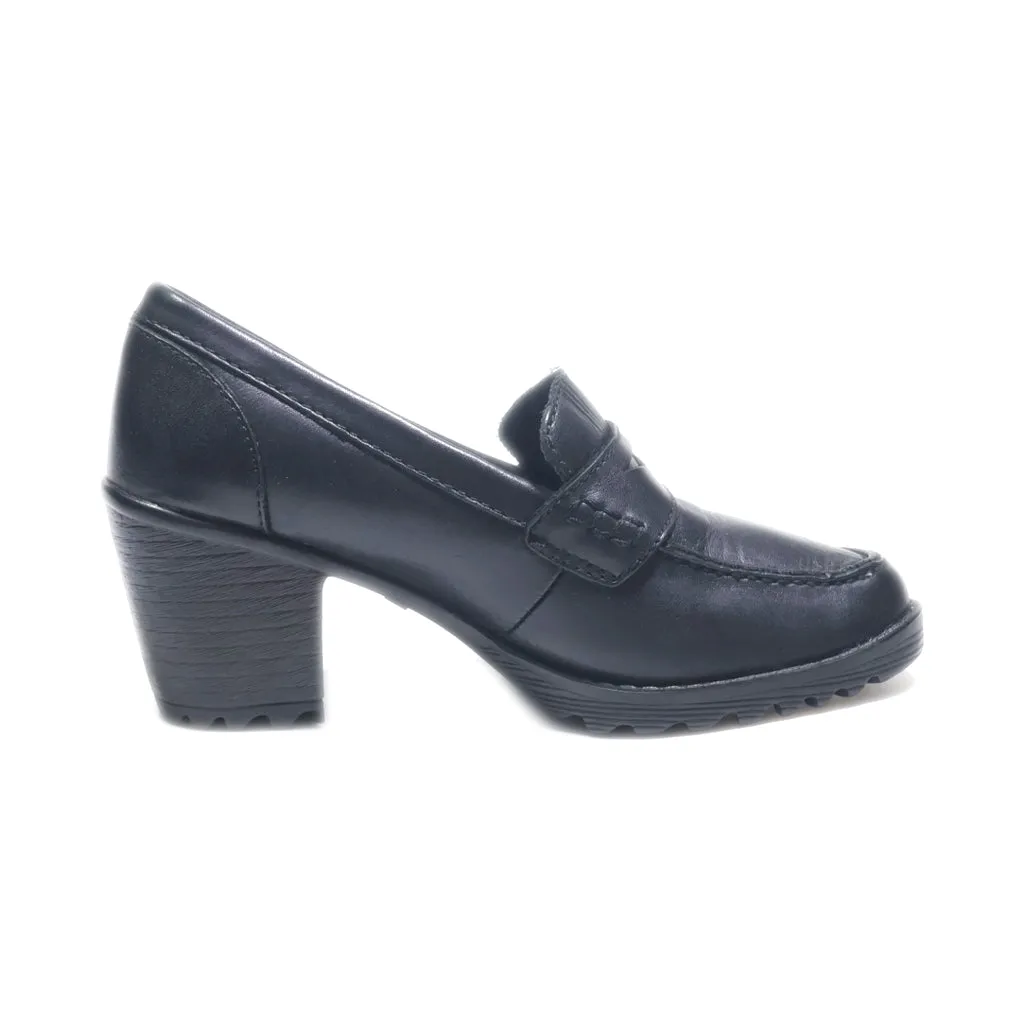 Eastland Mid-Heel Shoes Leather Black Colour For Women