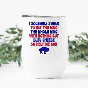 Eat The Wing Wine Tumbler