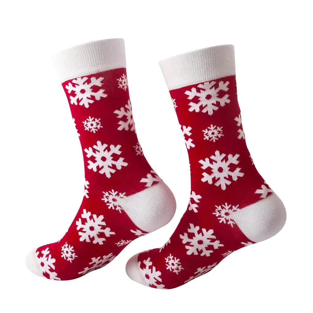 Eco Chic Eco-Friendly Snowflake Bamboo Socks