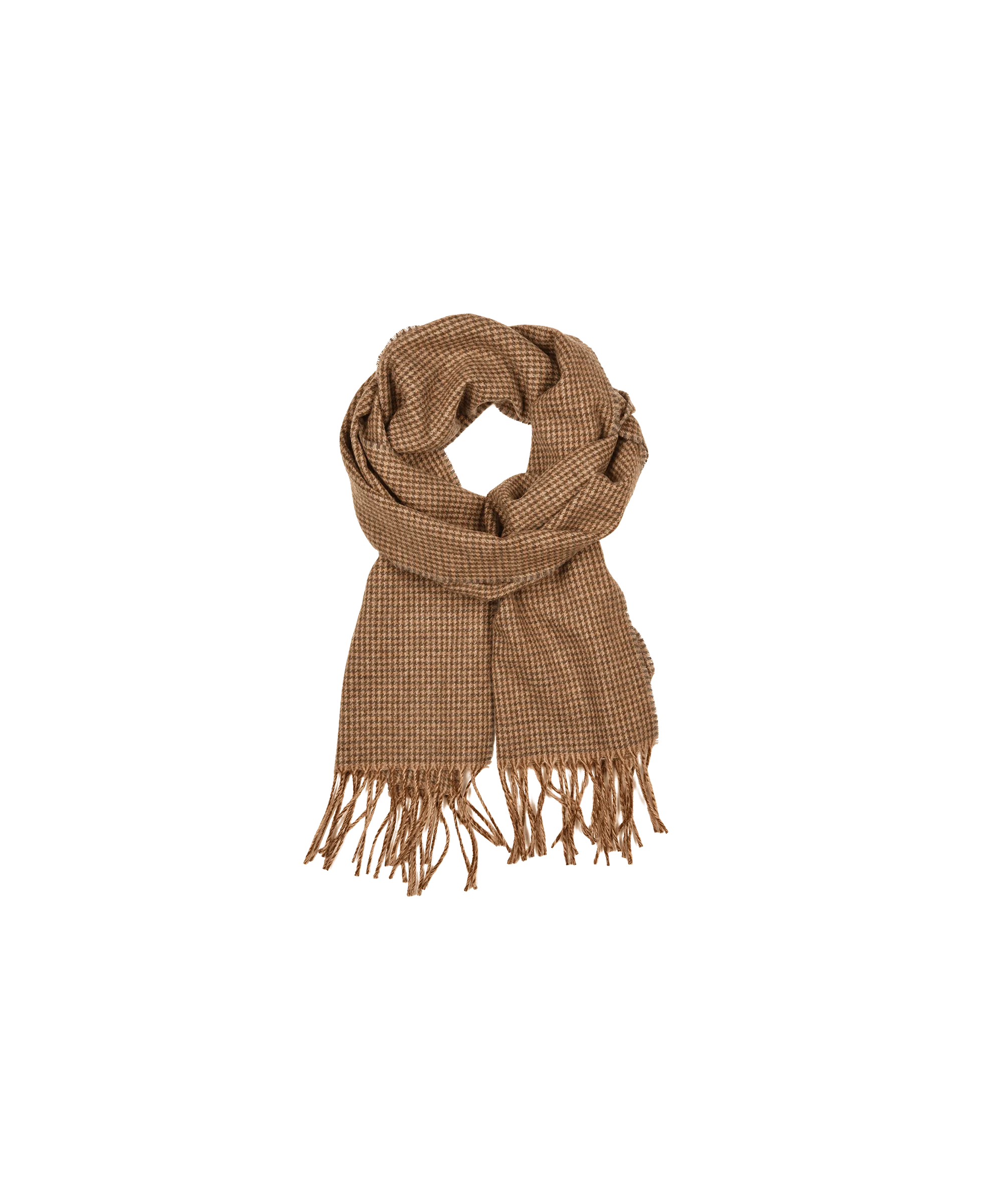 Edale Scarf - Houndstooth Tweed