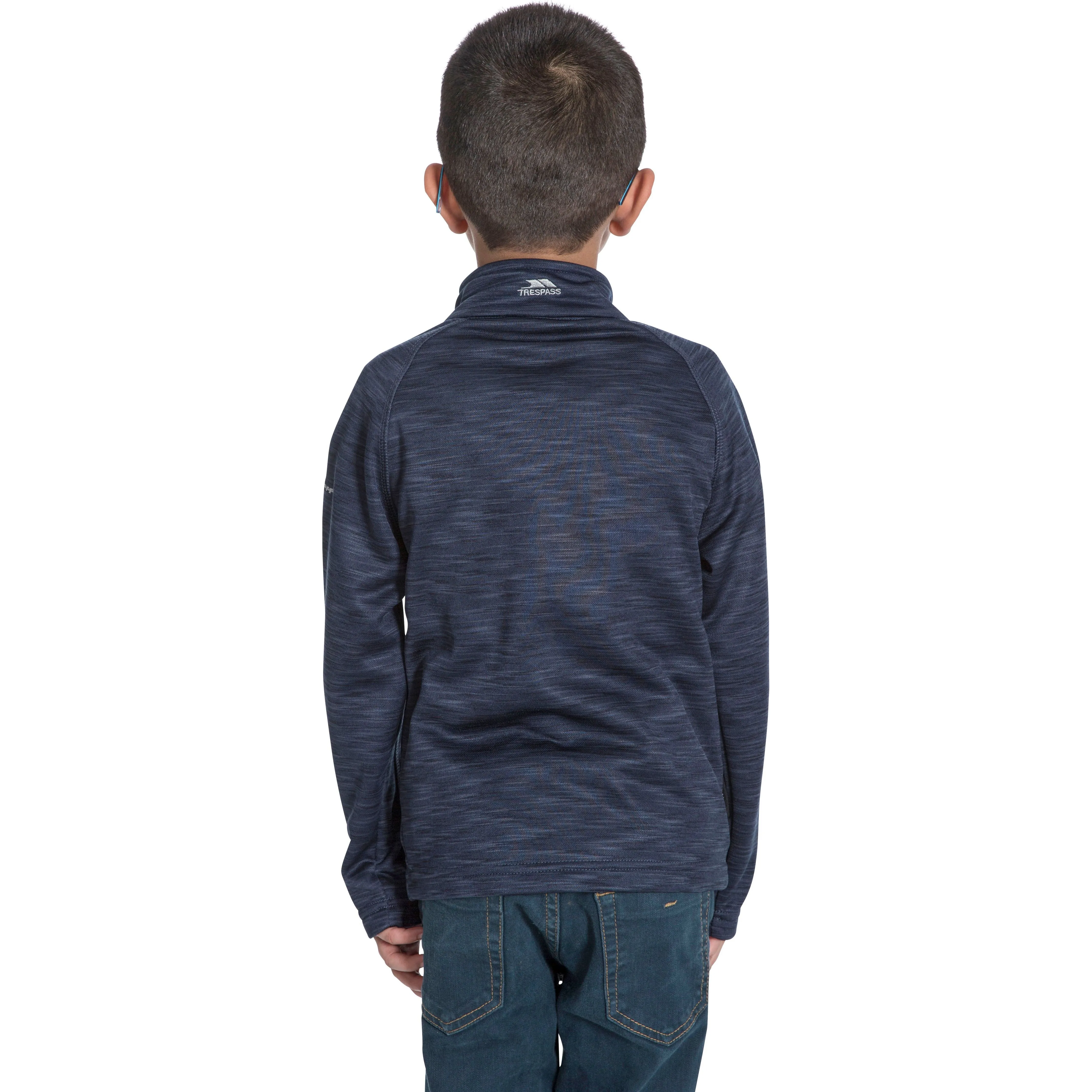 Edvin Boys' Fleece Jumper - Nvm