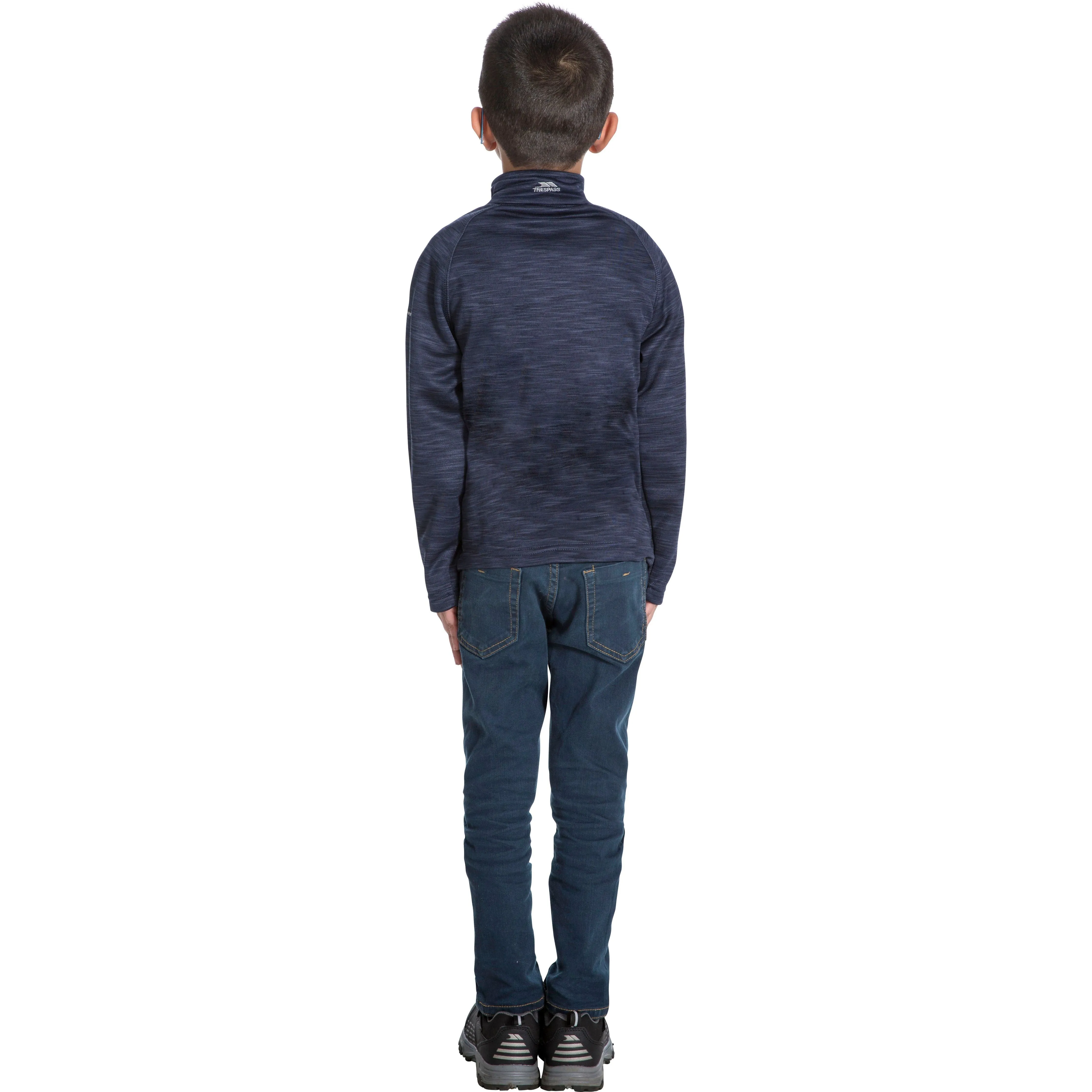 Edvin Boys' Fleece Jumper - Nvm