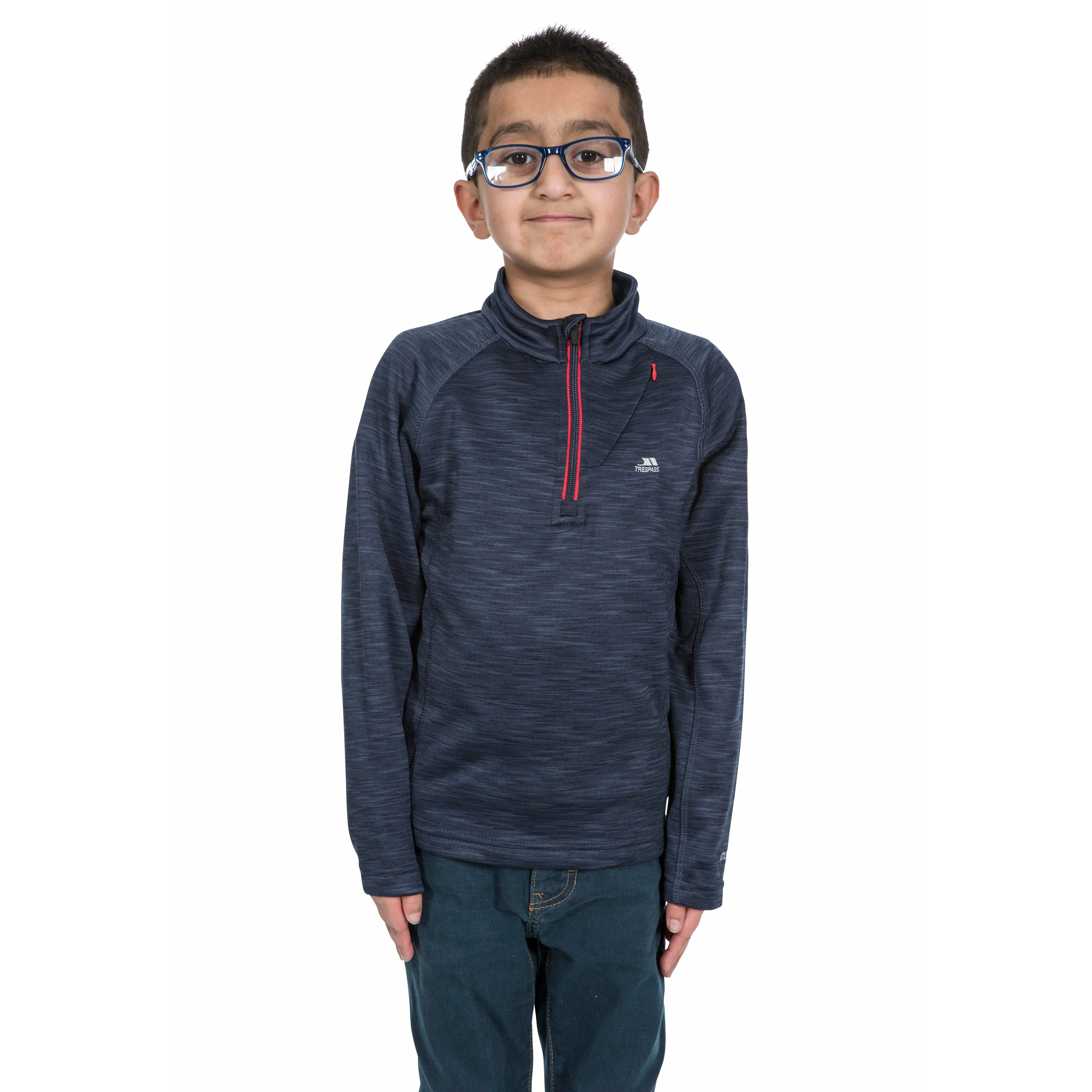 Edvin Boys' Fleece Jumper - Nvm