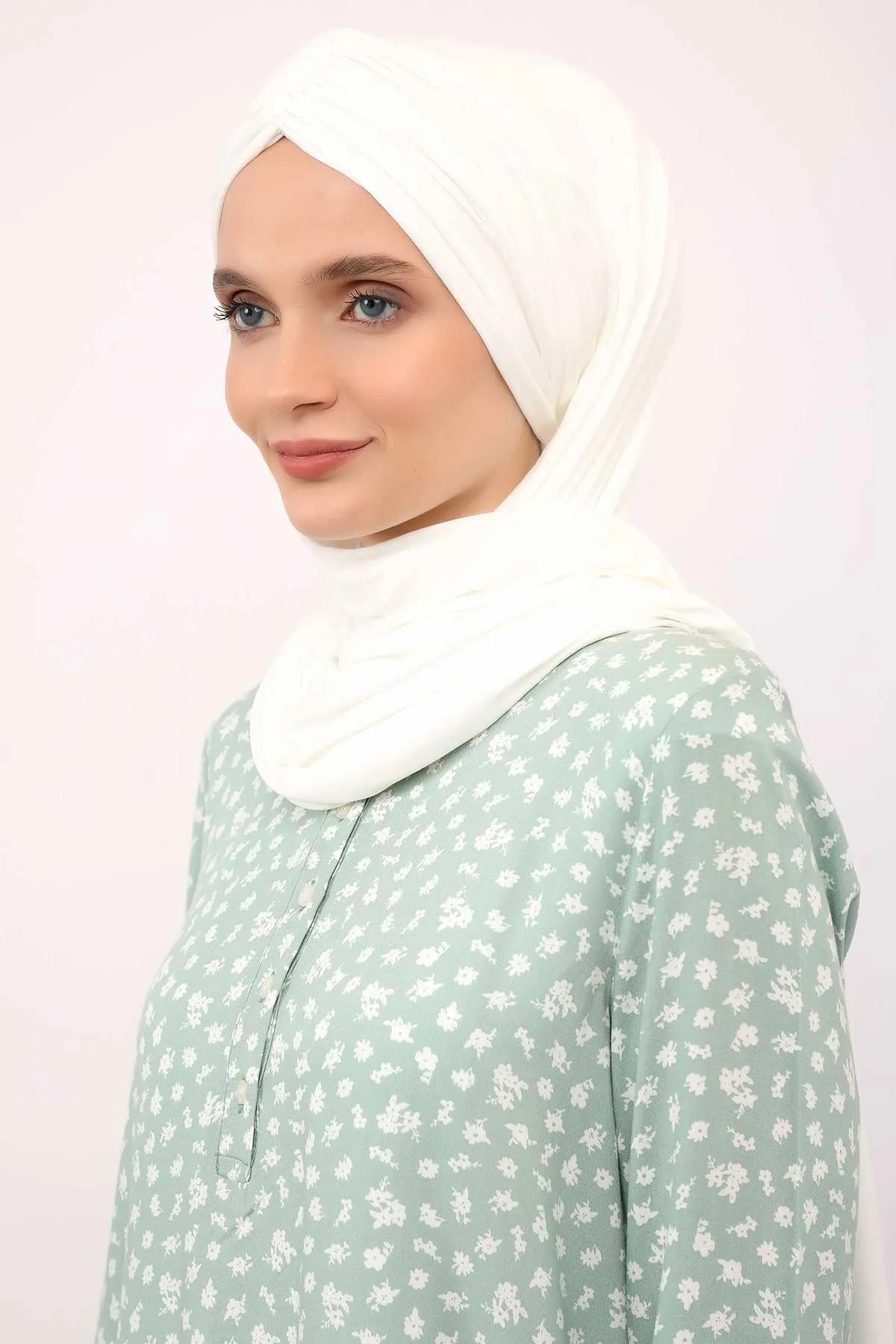 Effortless Instant Cotton Shawl for Women, Instant Cotton Lightweight Hijab Headscarf, Comfortable and Large Women Hijab Shawl,CPS-44