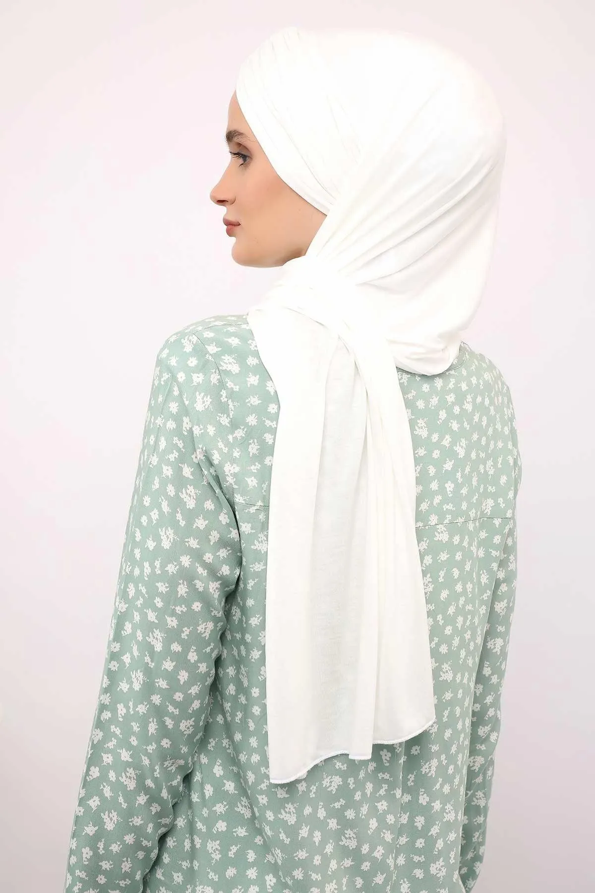 Effortless Instant Cotton Shawl for Women, Instant Cotton Lightweight Hijab Headscarf, Comfortable and Large Women Hijab Shawl,CPS-44