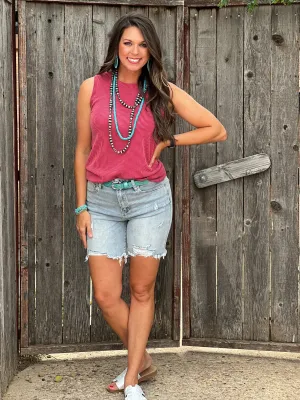 Elaine Ribbed Sleeveless Top