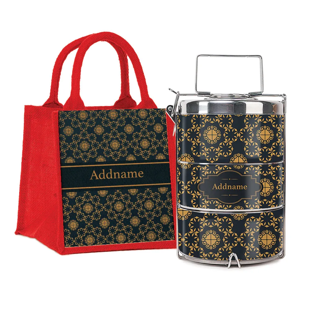 Elegant Mandala Tiffin Carrier