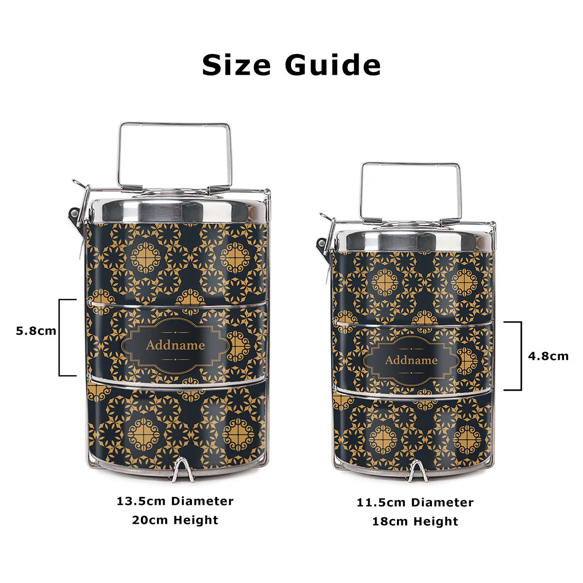 Elegant Mandala Tiffin Carrier