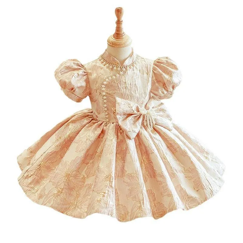 Elegant Princess Dress for Girls Charming Party Dress for Little Ladies