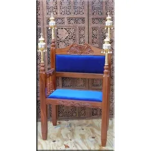 Elegant Wooden Chair For Synagogue