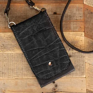 Elephant Black Phone Purse