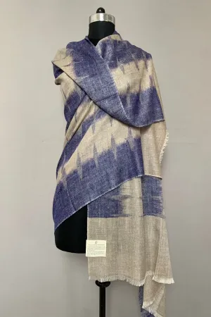 Elijah Moroccan Ikat Dyed Cashmere Shawl