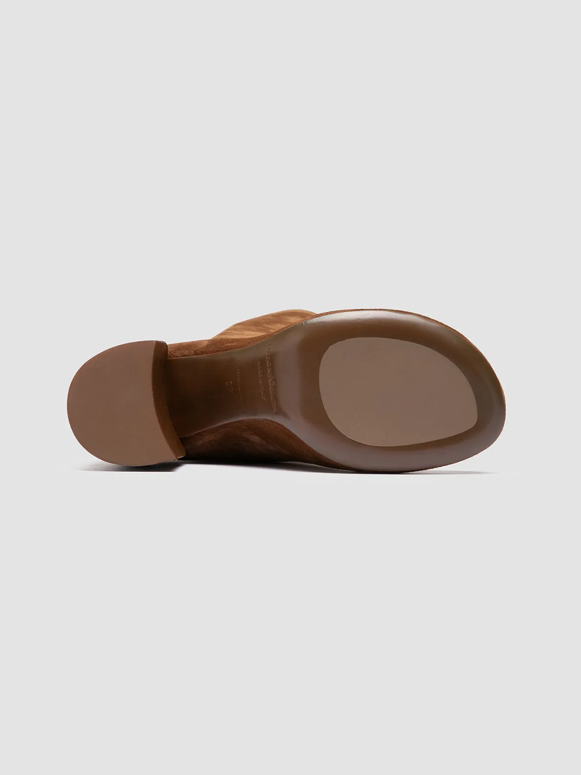 ELINOR 006 - Brown Suede Zipped Boots