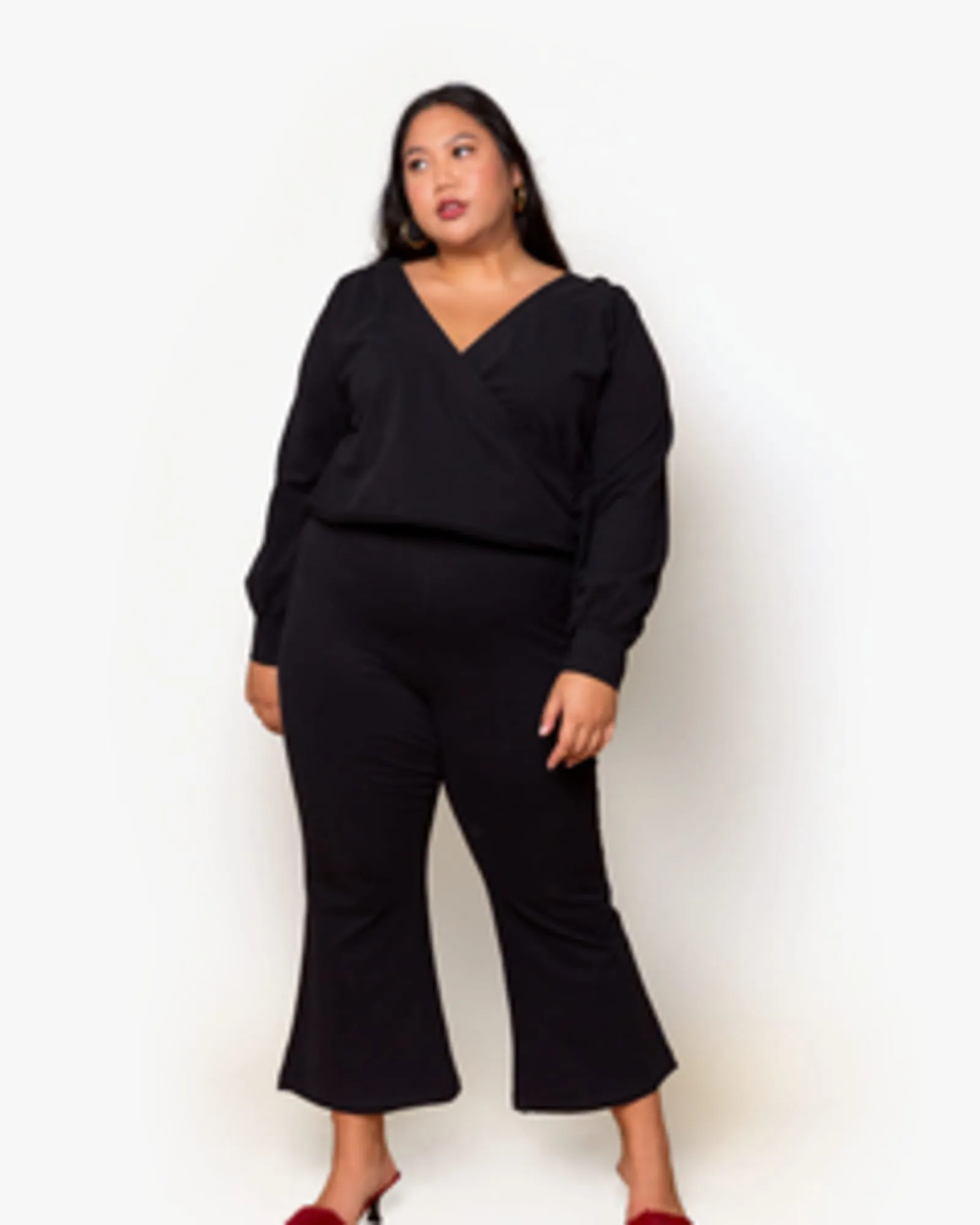 Eliza Cropped Hoodie | BLACK