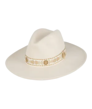 Elwood Womens Mid Brim Fedora Nude