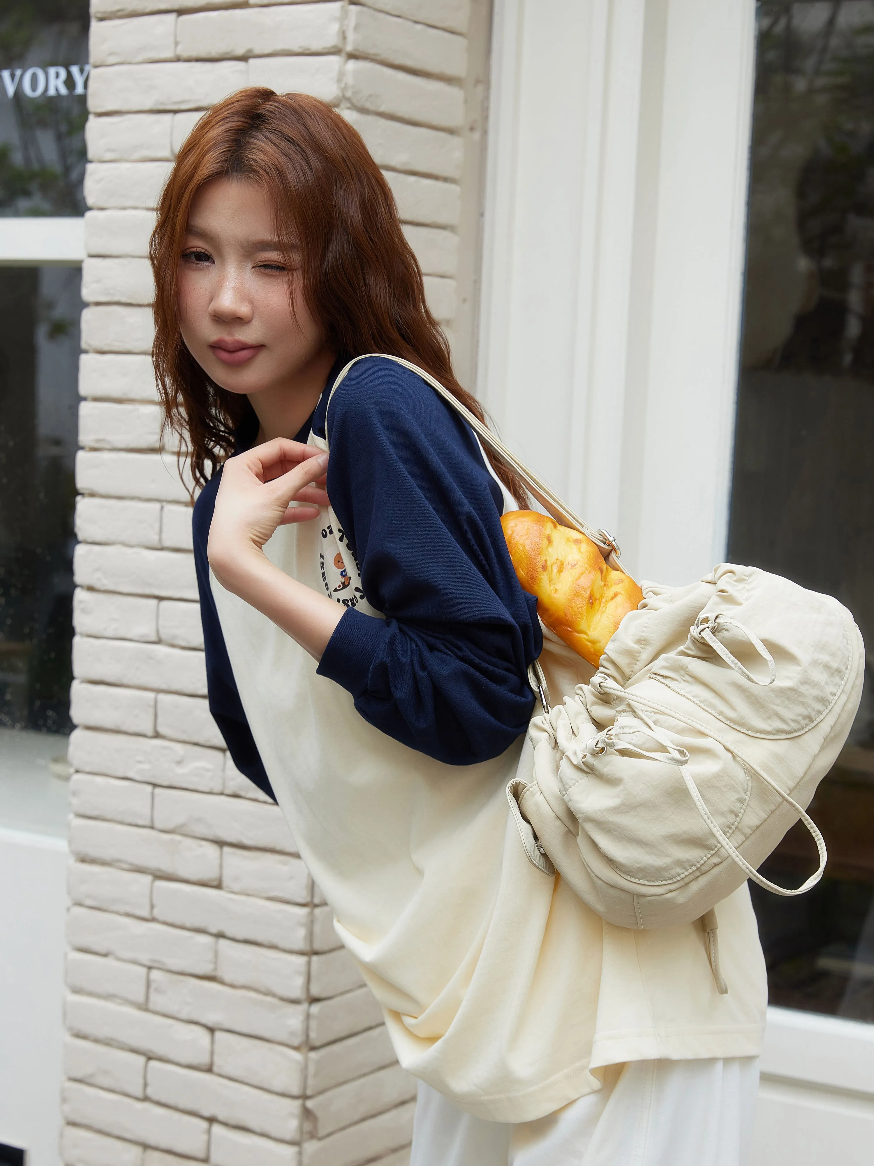 [EM] Toast Cream Puff Collection KHAKI