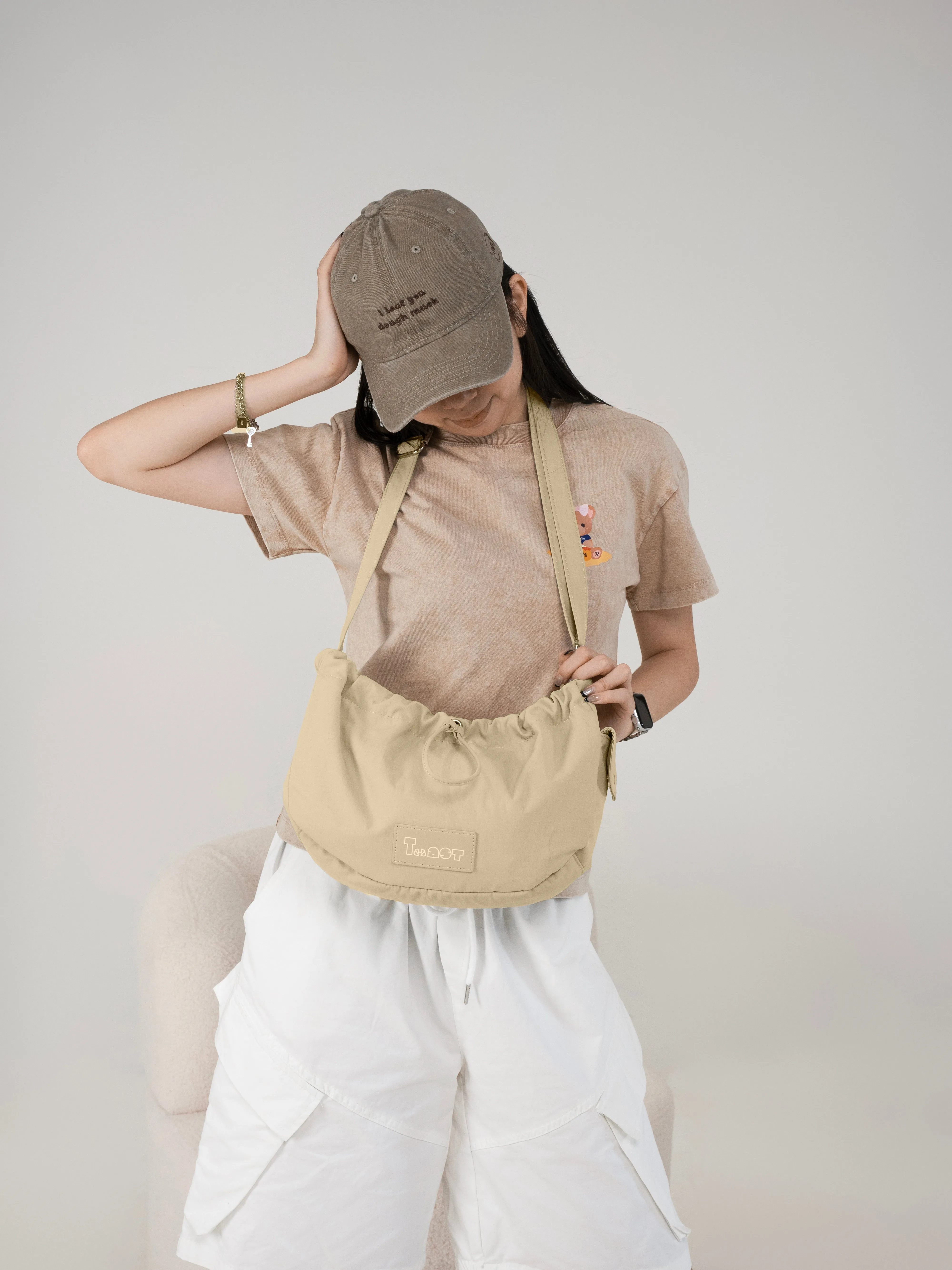 [EM] Toast Cream Puff Collection KHAKI