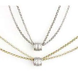 Emily Rosenfeld Double Chained Hebrew/English Inspirational Necklace