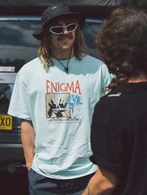 Enigma Box Fit Oversize Tee - Icy Morn