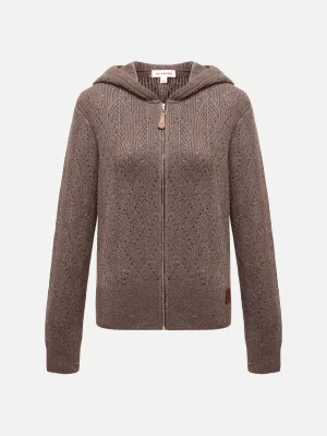 EP YAYING Sheep Wool Knitted Cardigan