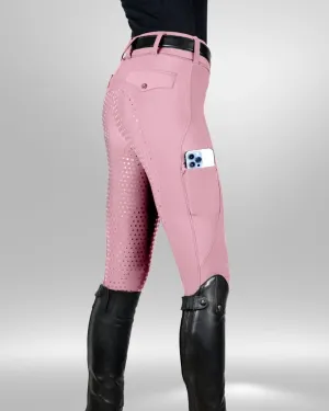 Equestly- Lux GripTEQ Riding Pants (Pink)