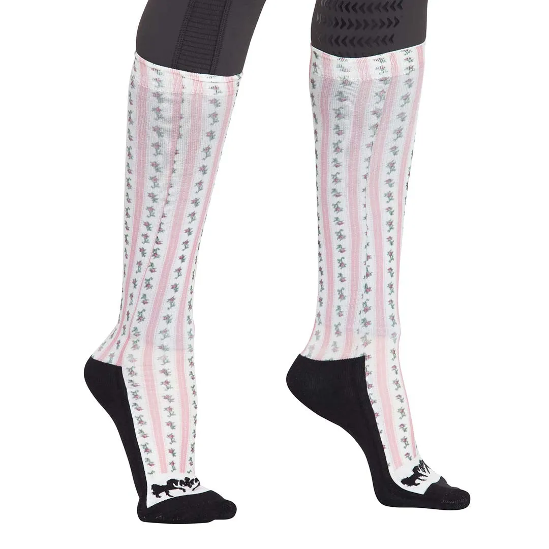Equine Couture Ladies Isabel Padded Knee Hi Boot Socks