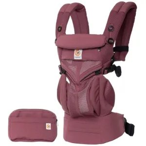 Ergobaby All-In-One OMNI 360 Baby Carrier - Cool Air Mesh - Plum