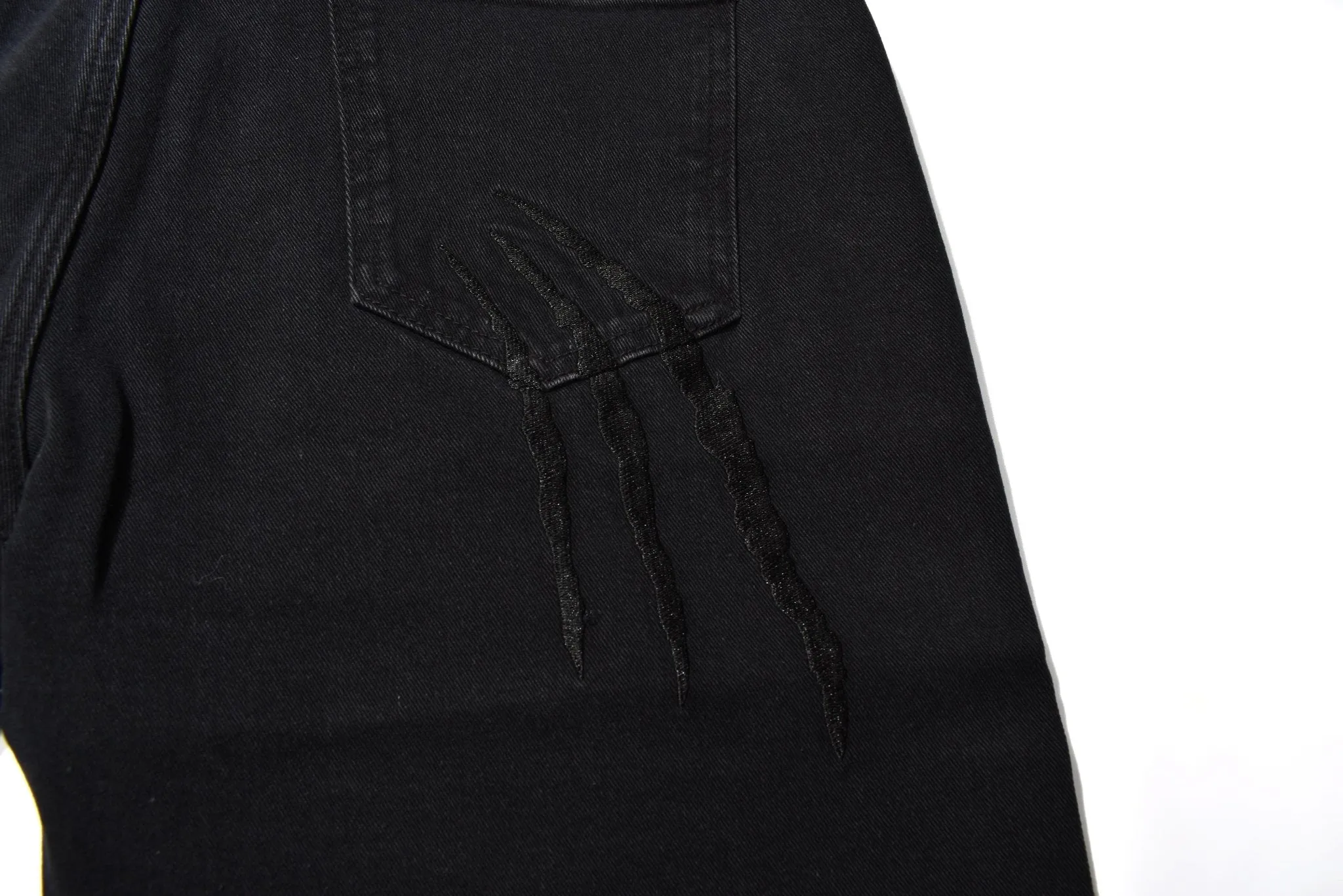 ESSE DENIM PANTS BLACK