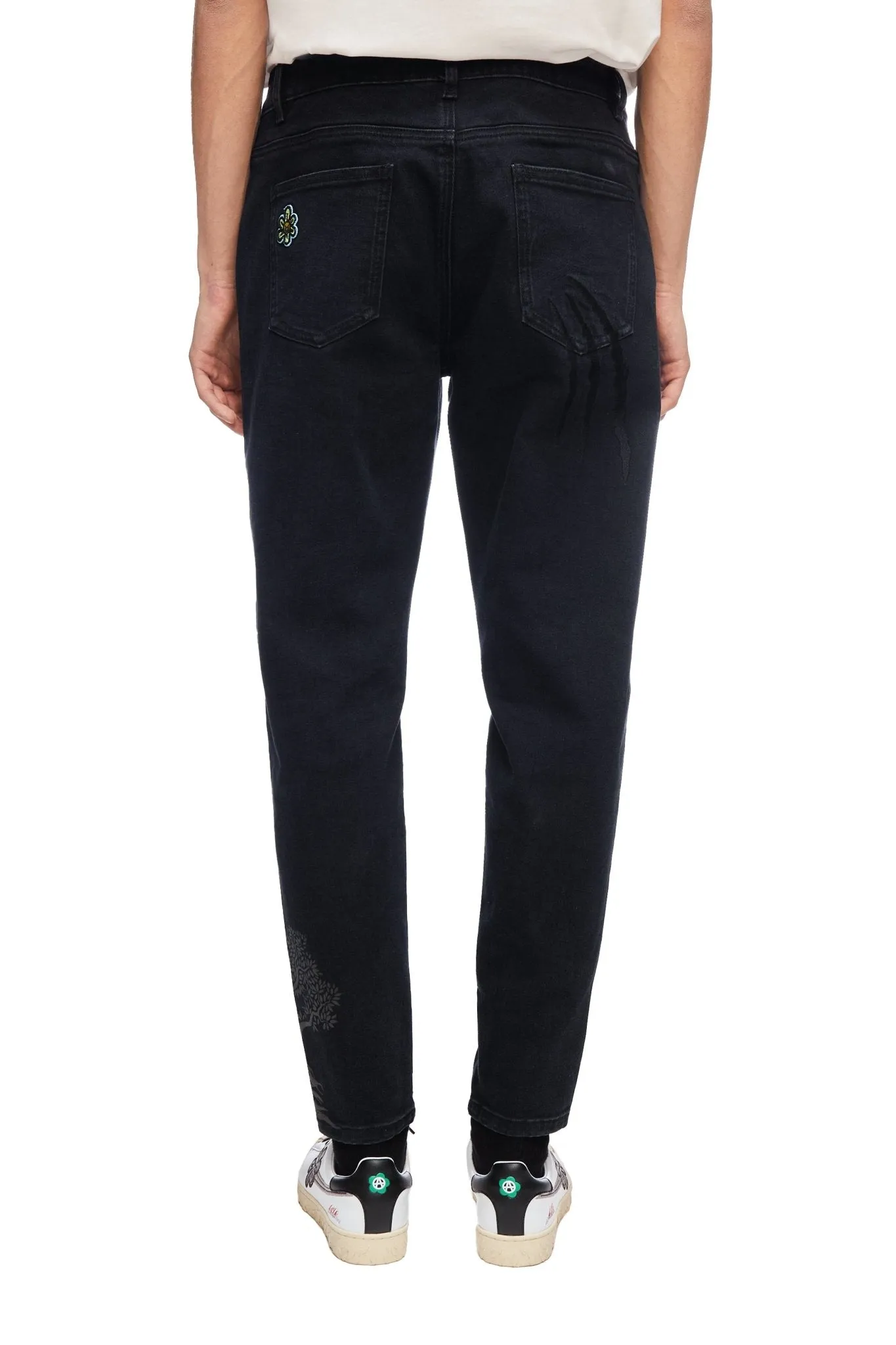 ESSE DENIM PANTS BLACK