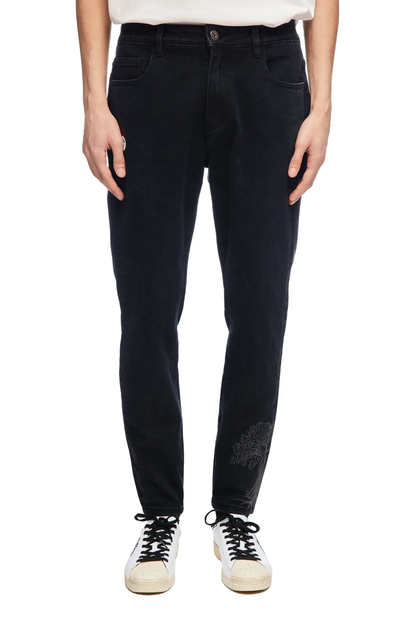 ESSE DENIM PANTS BLACK