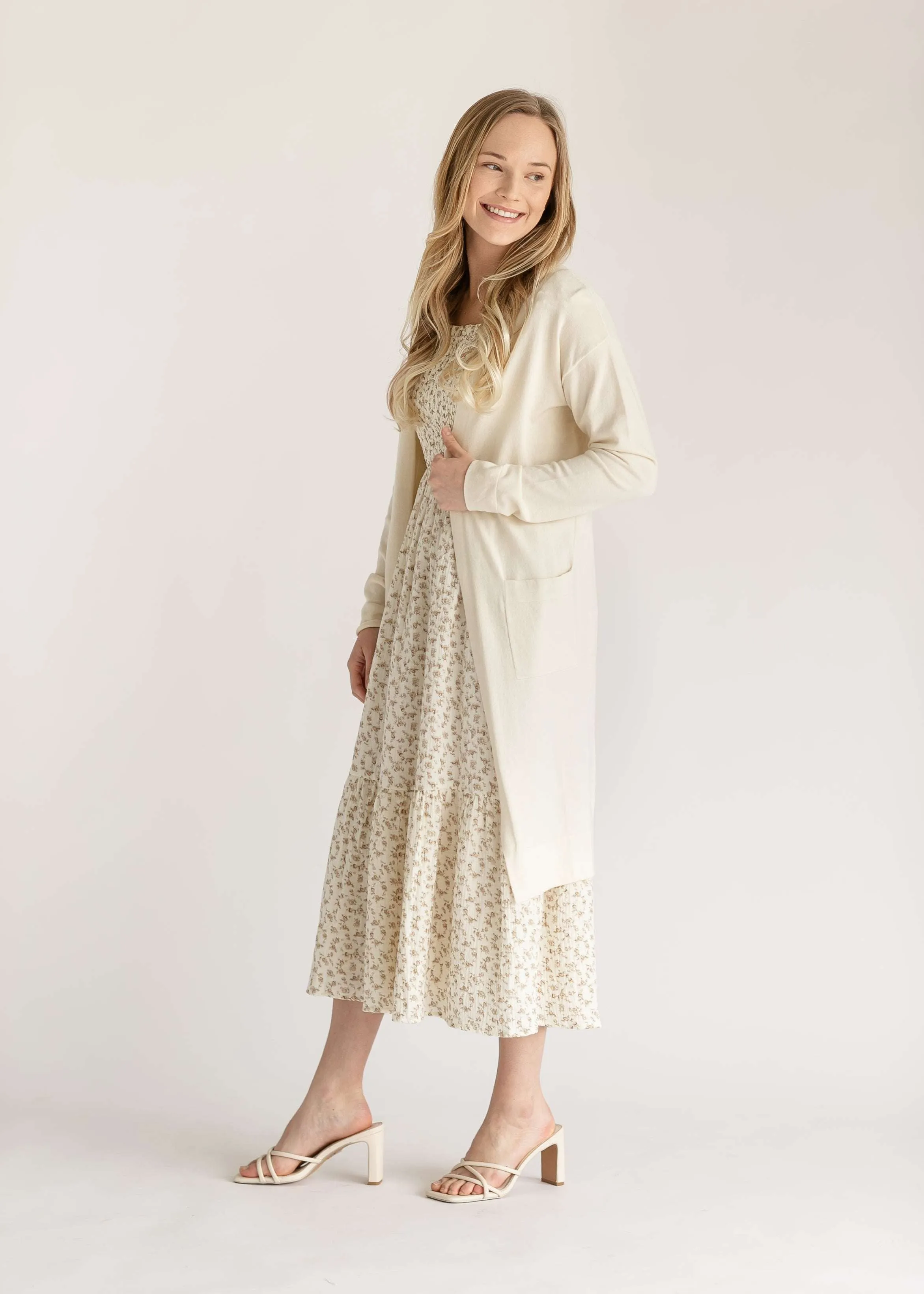 Essential Long   Soft Cardigan