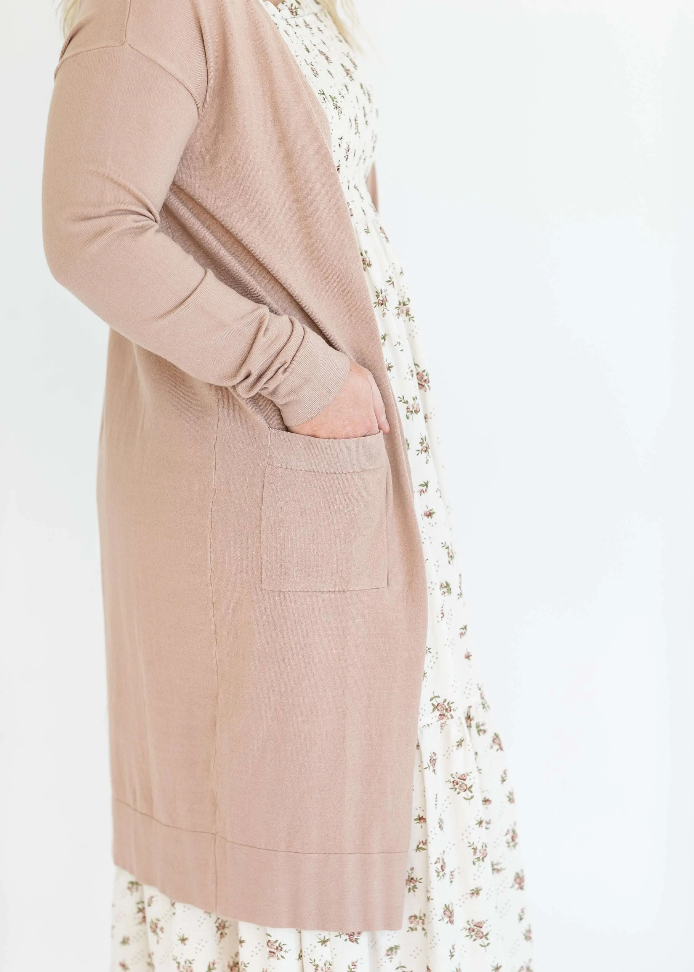 Essential Long   Soft Cardigan